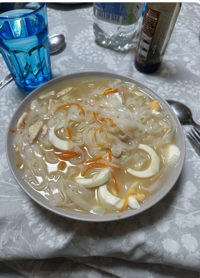 Comida real de un cliente - ramen
