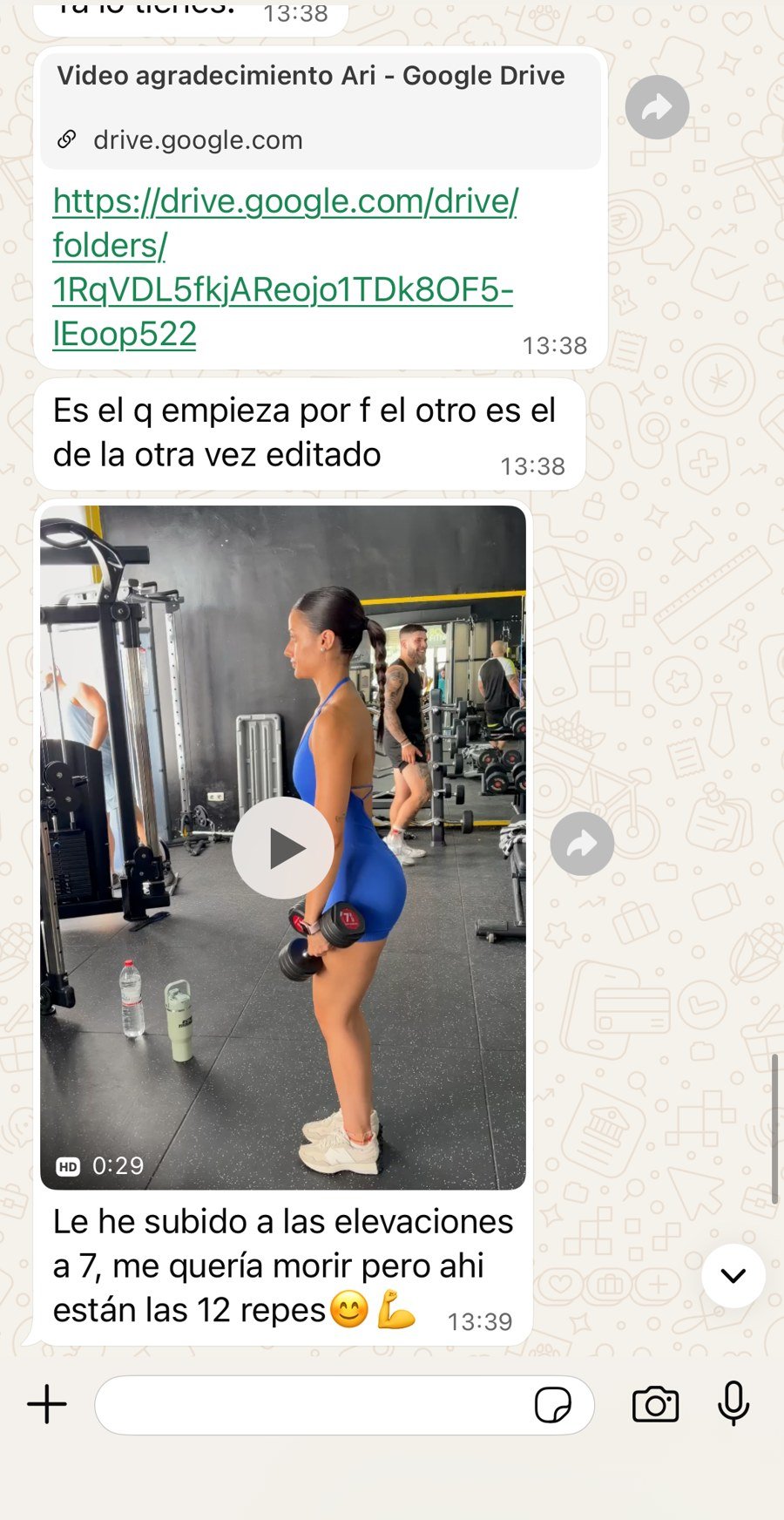 Conversación real de WhatsApp con un cliente